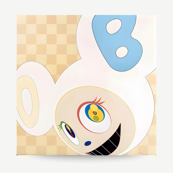 Bold and surreal depiction of Takashi Murakami’s DOB, one of his most iconic and recurring characters. Authentic, signed print edition.