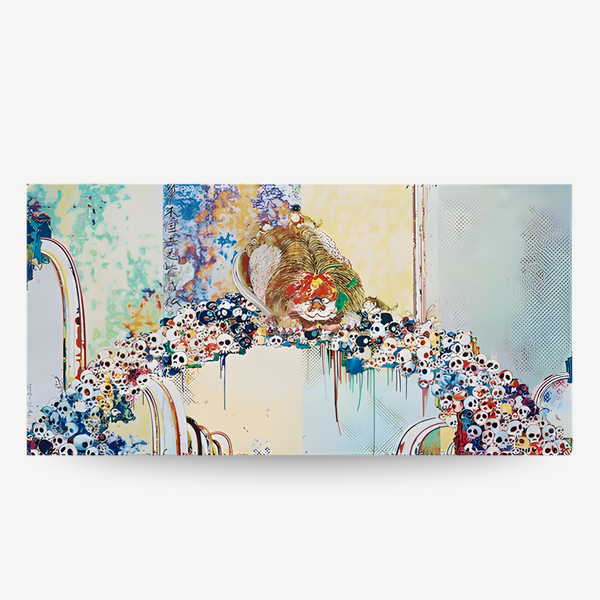 Takashi Murakami - A Picture of the Blessed Lion Who Stares at Death