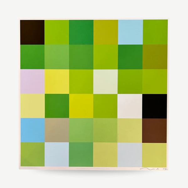 Takashi Murakami - Acupuncture Painting “Opening Wide, Squeezing Tight” – Terre Verte
