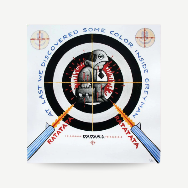 Hand-signed art prints, original artwork, and limited edition pieces displayed together, showcasing authentic, collectible fine art dadara Greyman Print