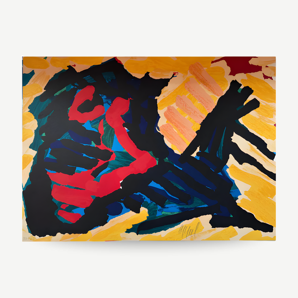 Karel Appel Running Horse signed and numbered print by Karel Appel