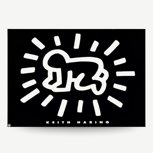 Original Keith haring poster for sale from the original pop shop, pop art classic poster