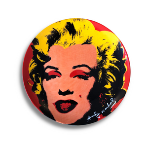 Andy Warhol plate - Marilyn Monroe (red)