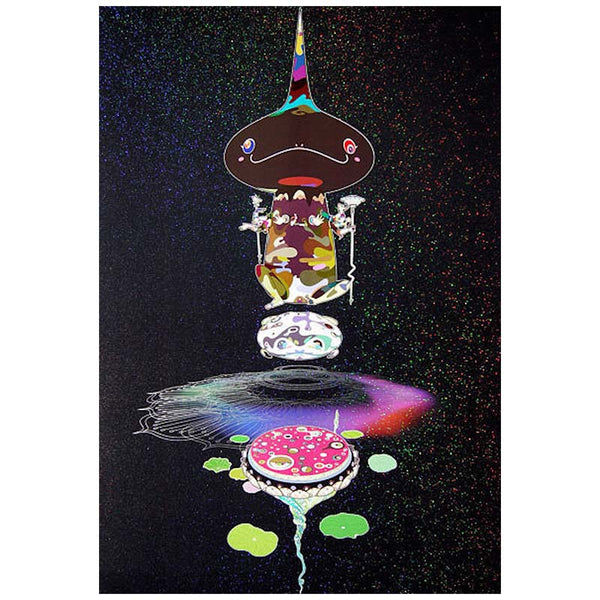 Takashi Murakami - Reversed Double Helix - Black Head, Brown Body