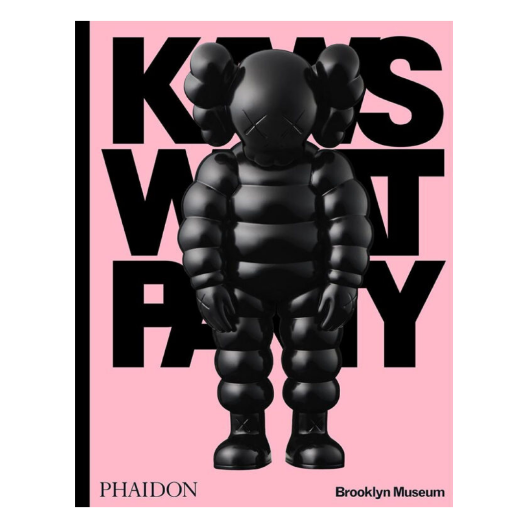 KAWS: WHAT PARTY (Black on Pink)