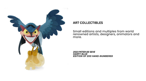 Image of the Harpy sculpture by Disney animator Peter de Seve from a limited edition of 200