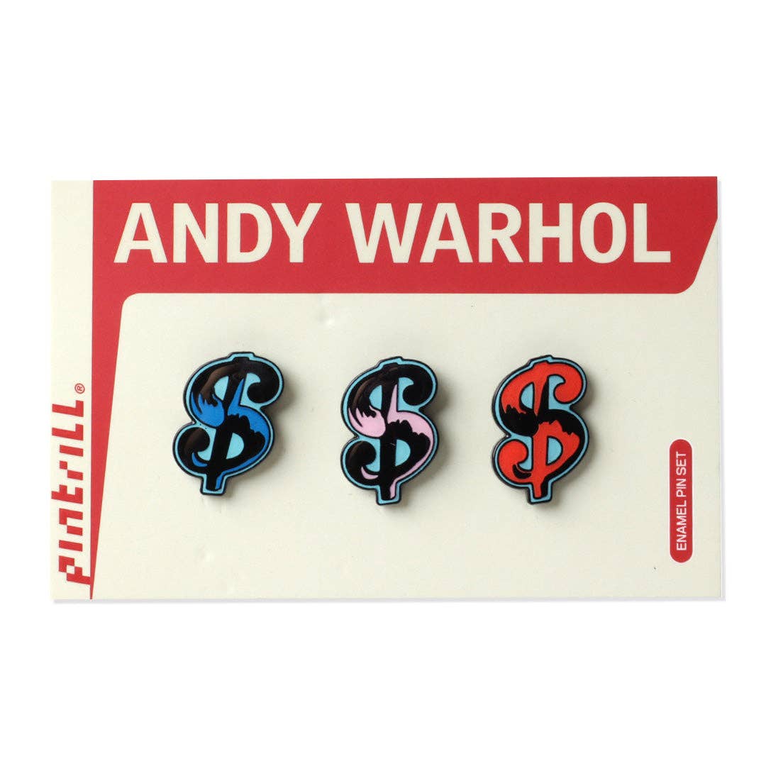 Andy Warhol - Dollar Sign Pin Set