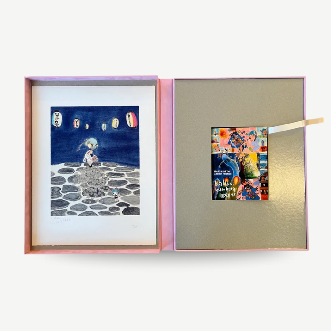 Mahomi Kunikata - March of the Absent Friends (With Signed Print)