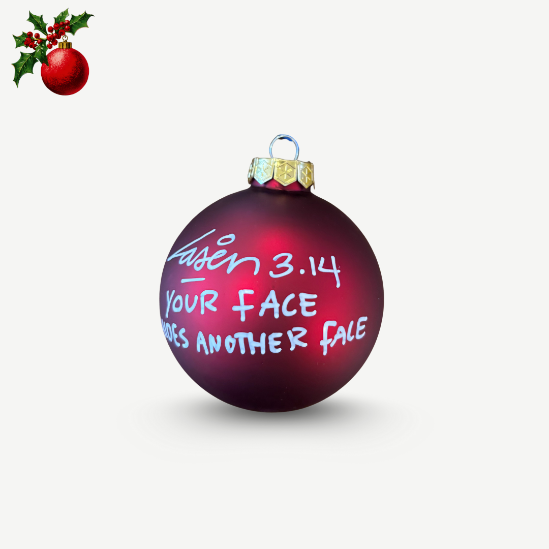 Laser 3.14 - Boule de Noël unique signée
