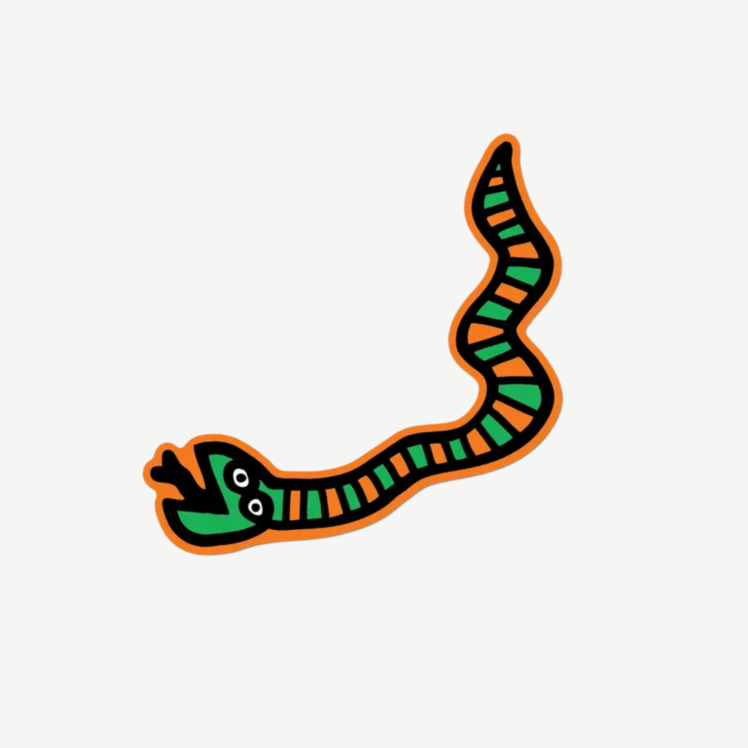 Keith Haring - Big Pop Shop Snake Sticker