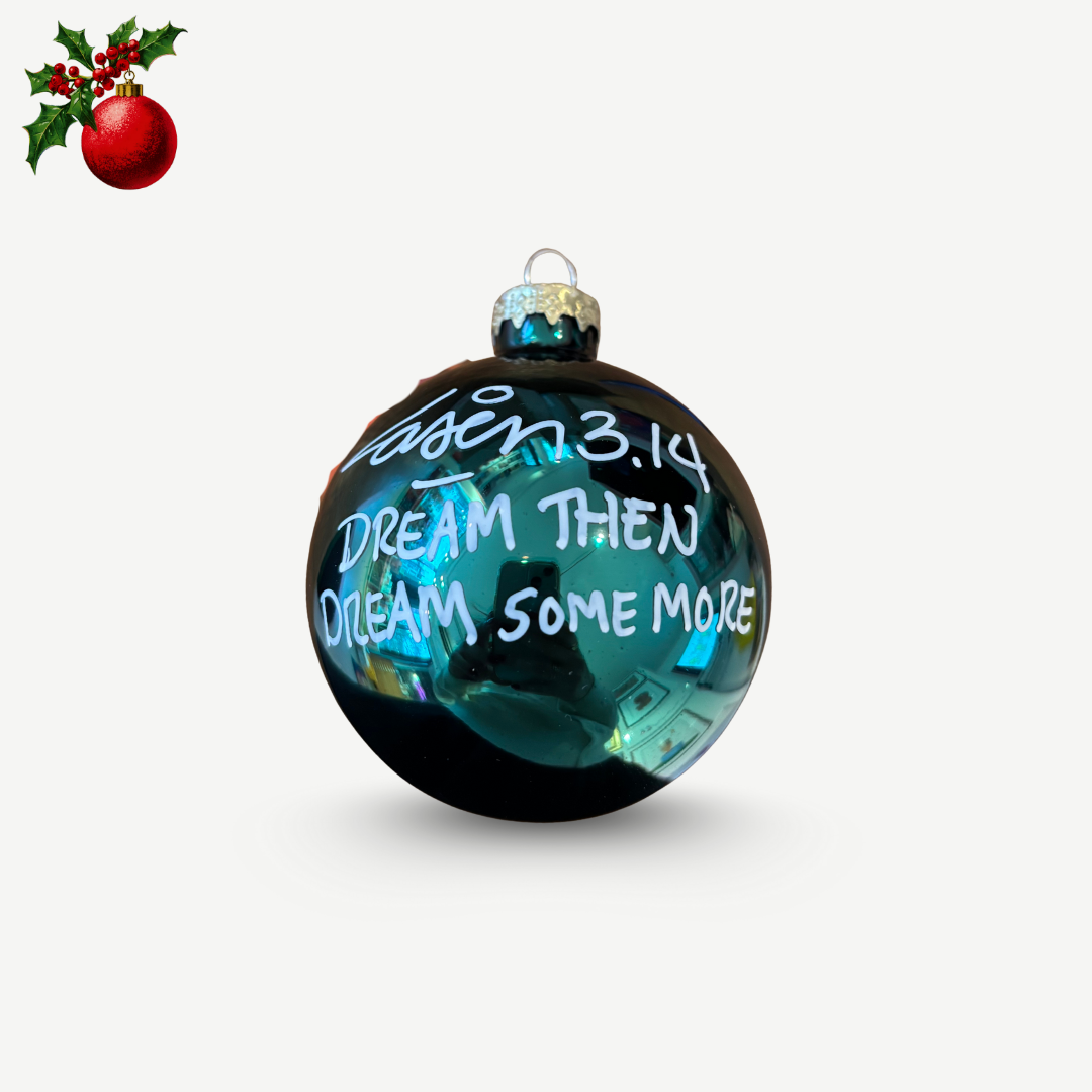 Laser 3.14 - Boule de Noël unique signée