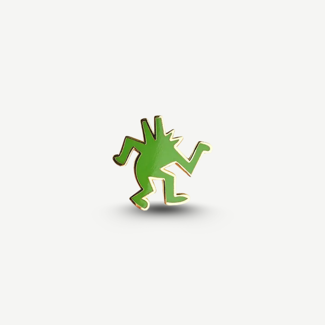 Keith Haring - Dancing Dog Pin