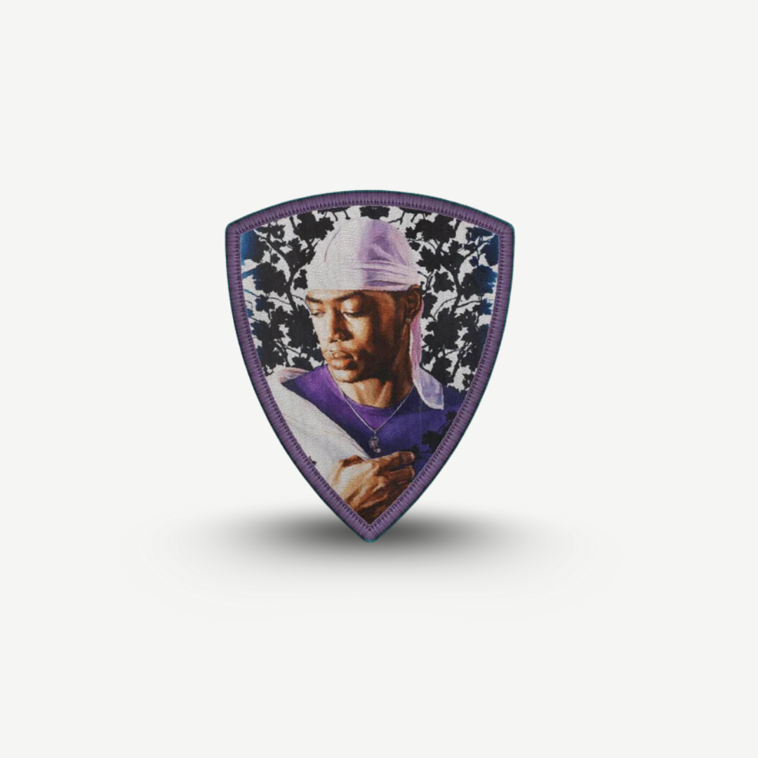 Kehinde Wiley - Tomb of Pope Alexander VII Study I Shield patch