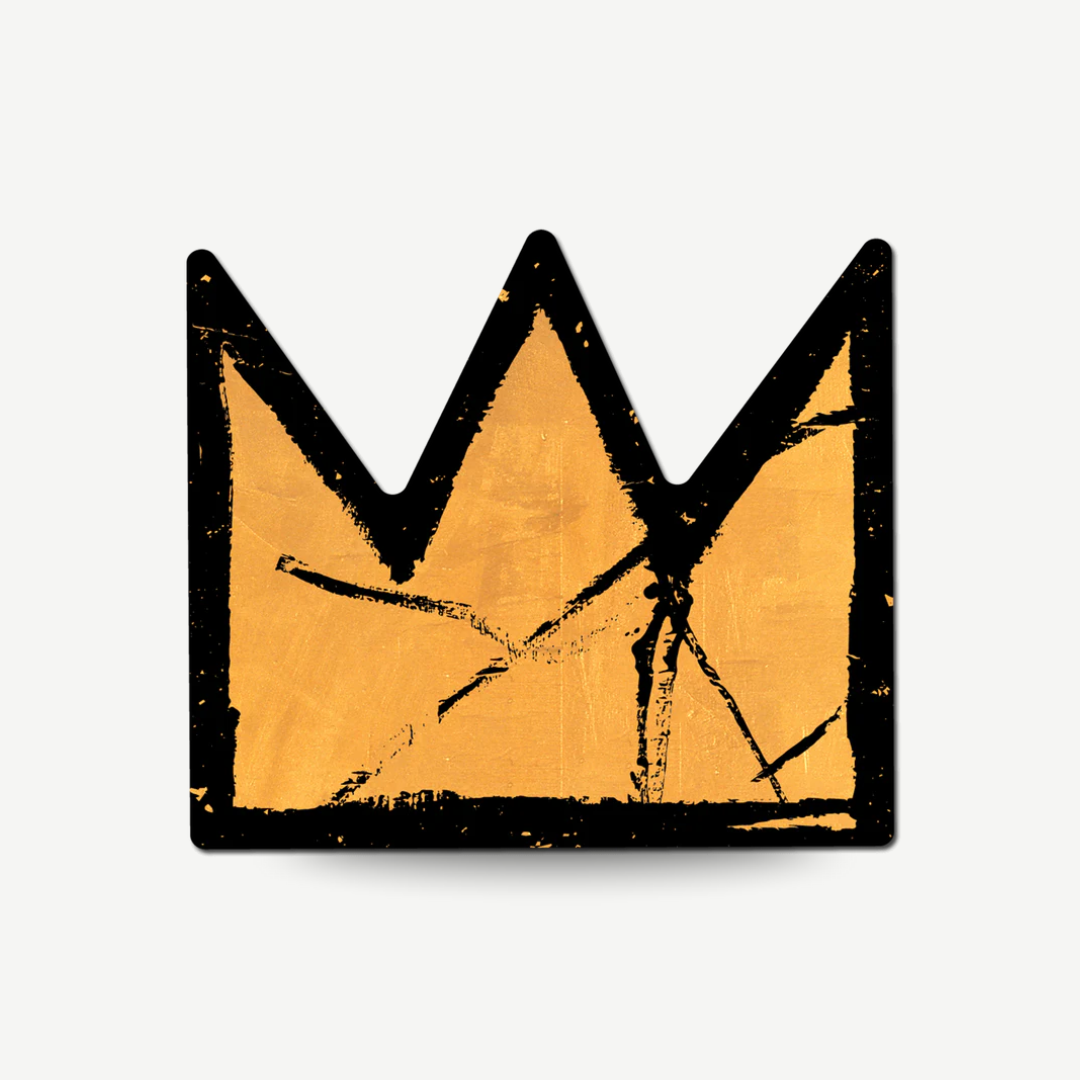 Basquiat - Crown Sticker