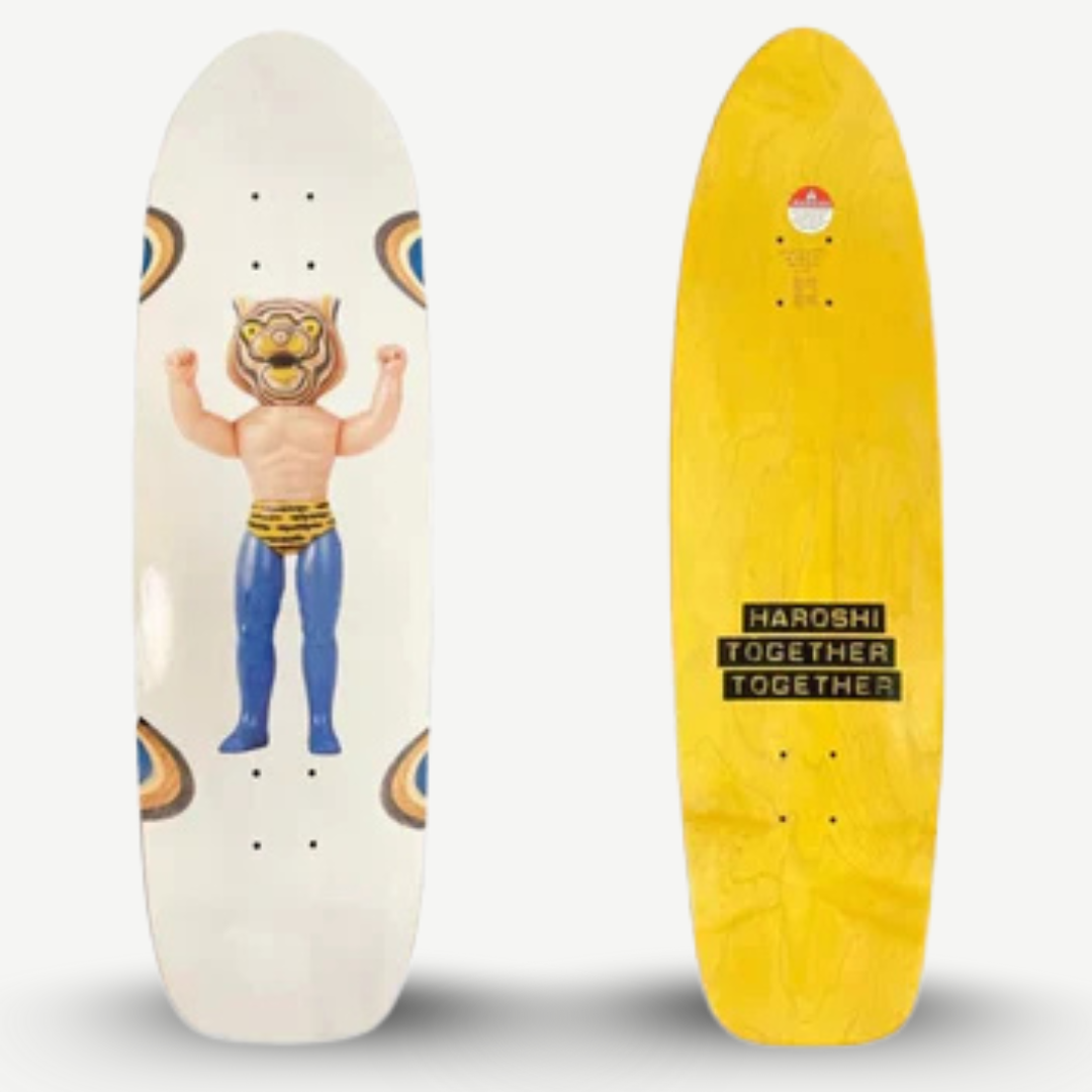 Haroshi x Together Together 9.125" Tiger Shaped Deck