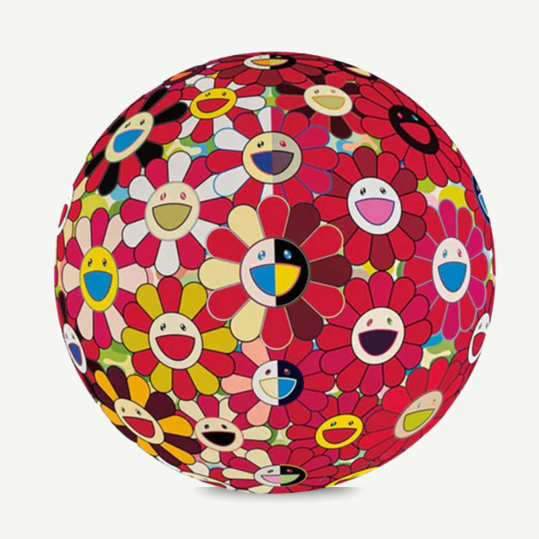 Takashi Murakami - 3D Flowerball (Red)