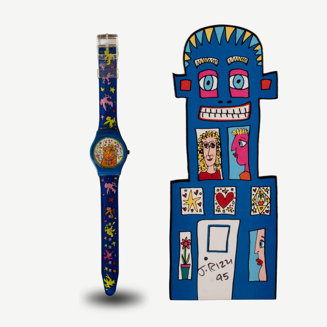 James Rizzi - Cats Meow Artist Wristwatch
