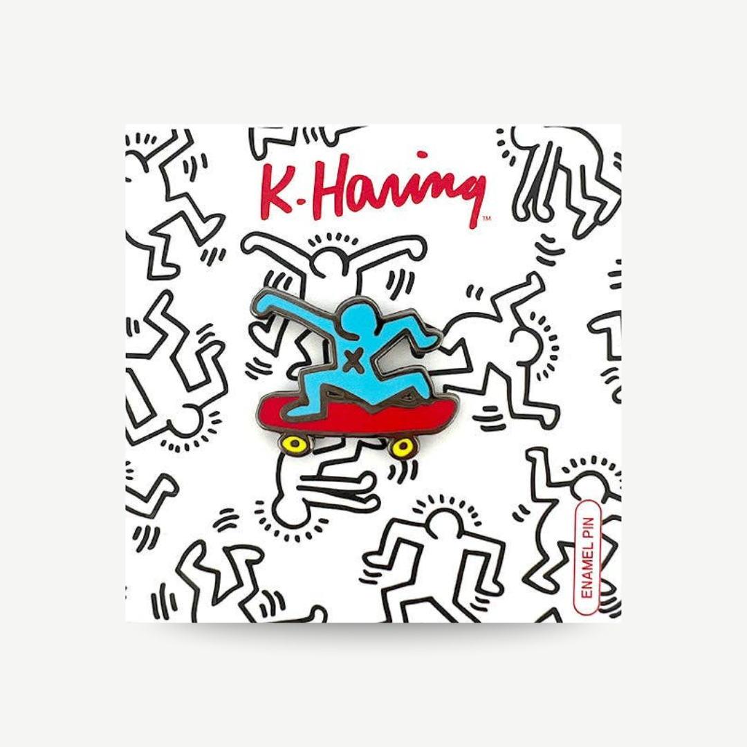 Keith Haring - Skateboarder Pin