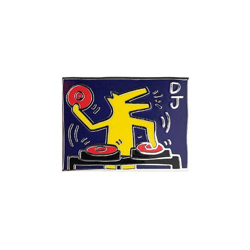 Keith Haring - DJ Dog Pin