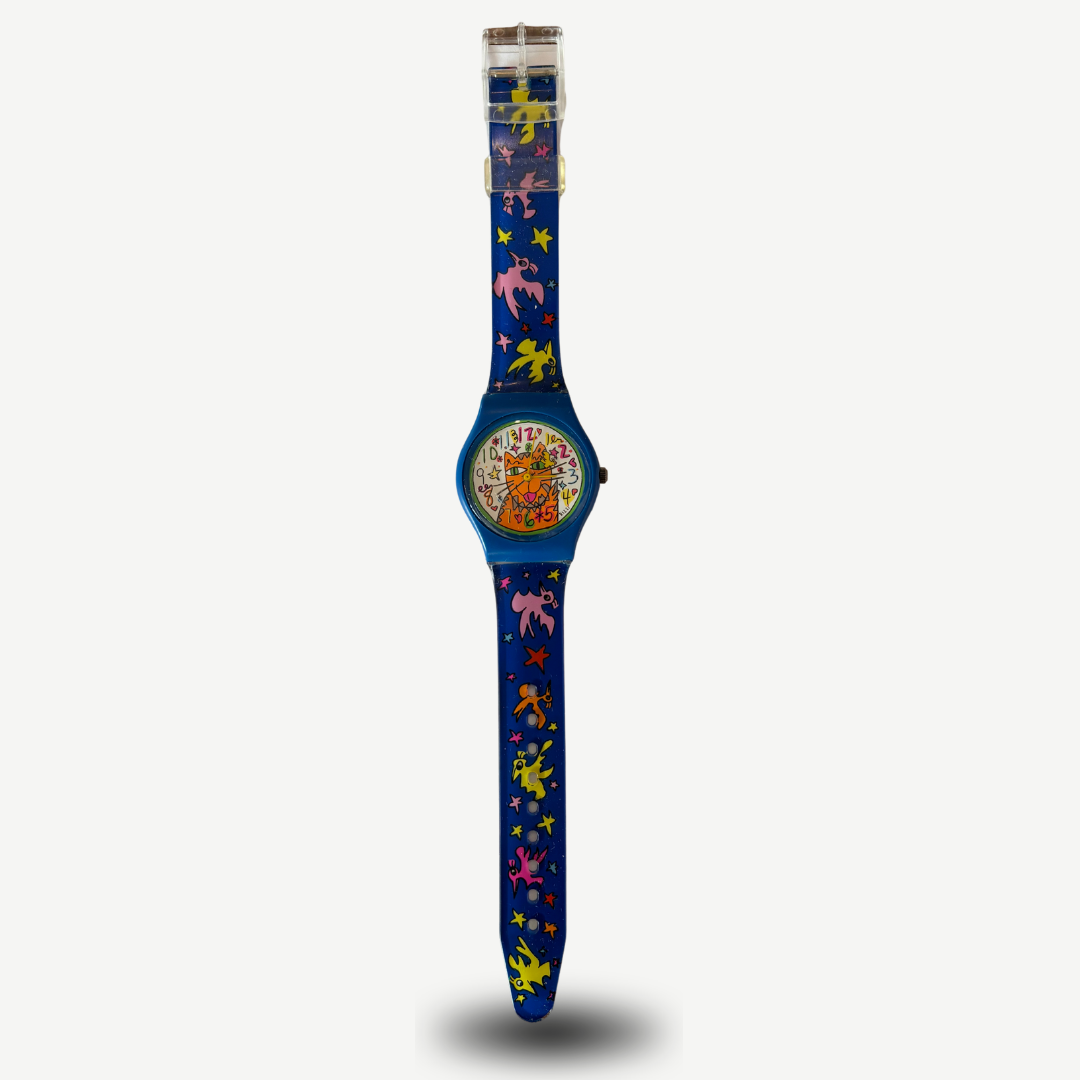 James Rizzi - Cats Meow Artist Wristwatch