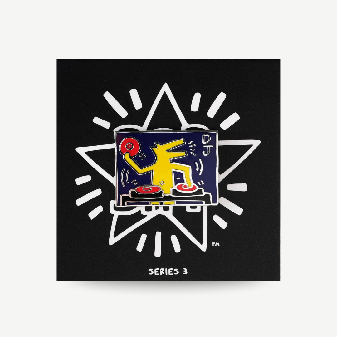 Keith Haring - DJ Dog Pin
