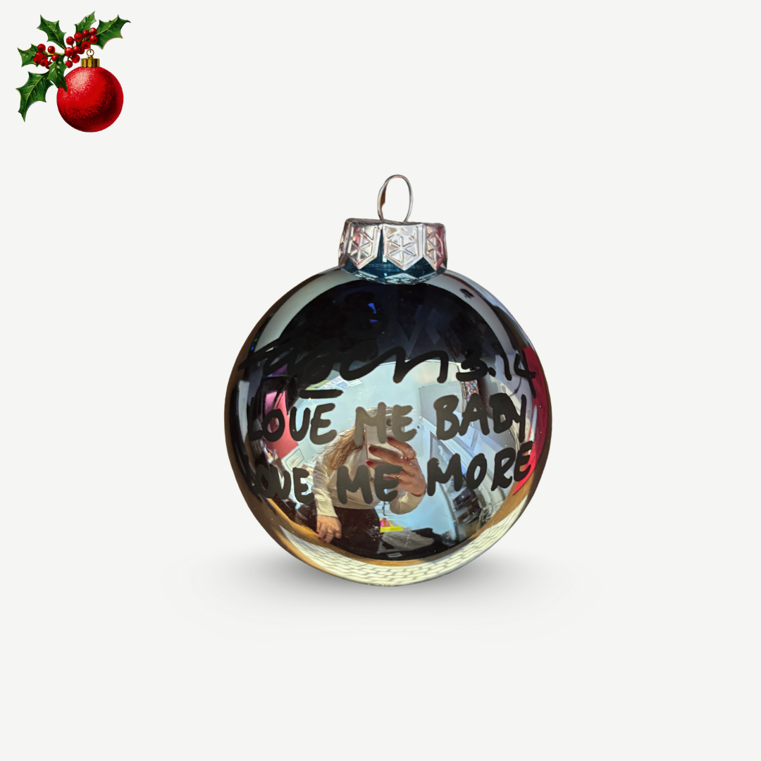 Laser 3.14 - Boule de Noël unique signée