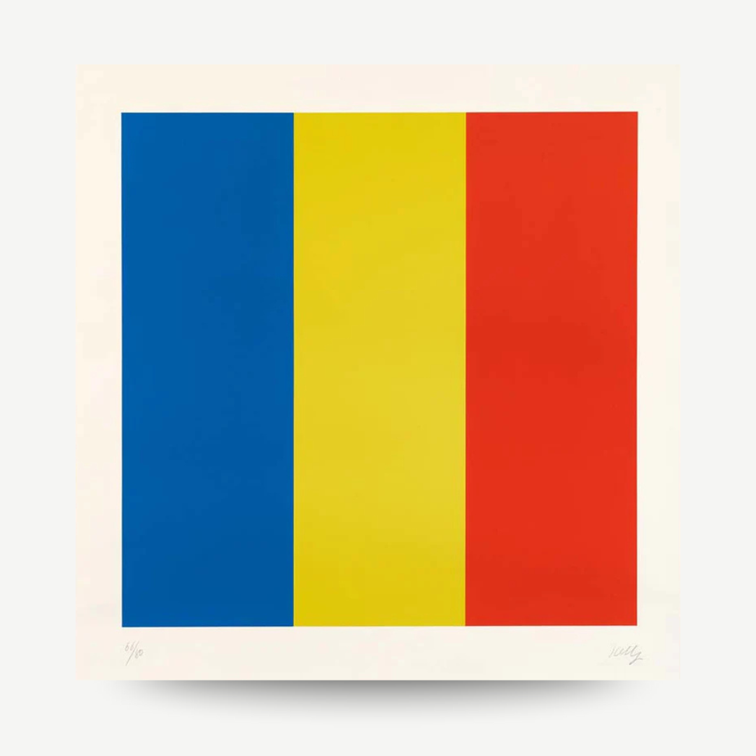 Ellsworth Kelly - Blue Yellow Red