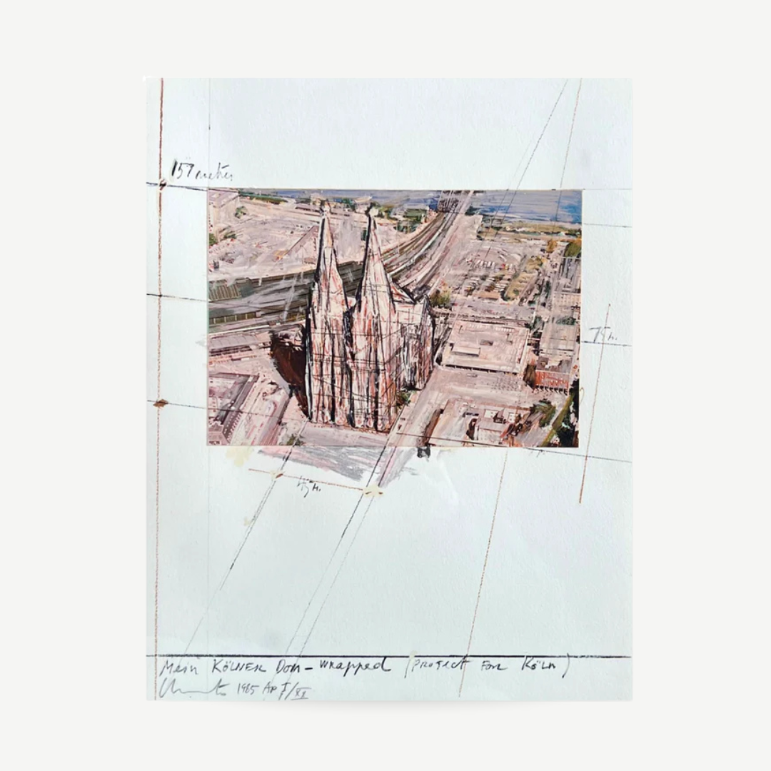 Christo and Jeanne-Claude - Mein Kölner Dom, Wrapped, Project for Cologne