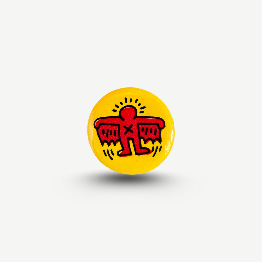 Keith Haring - Original Button aus dem New York Pop Shop