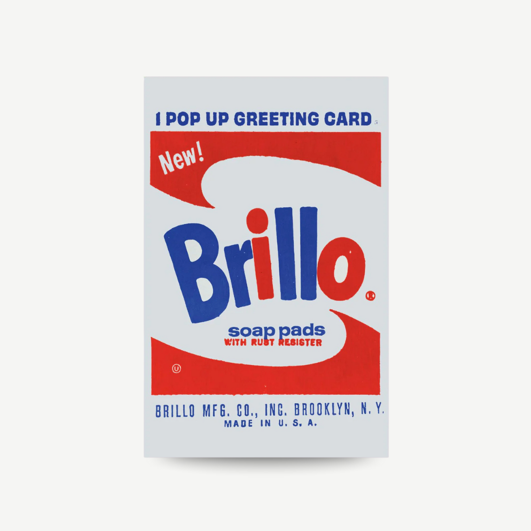 Andy Warhol Pop Up Card - Brillo Boxes