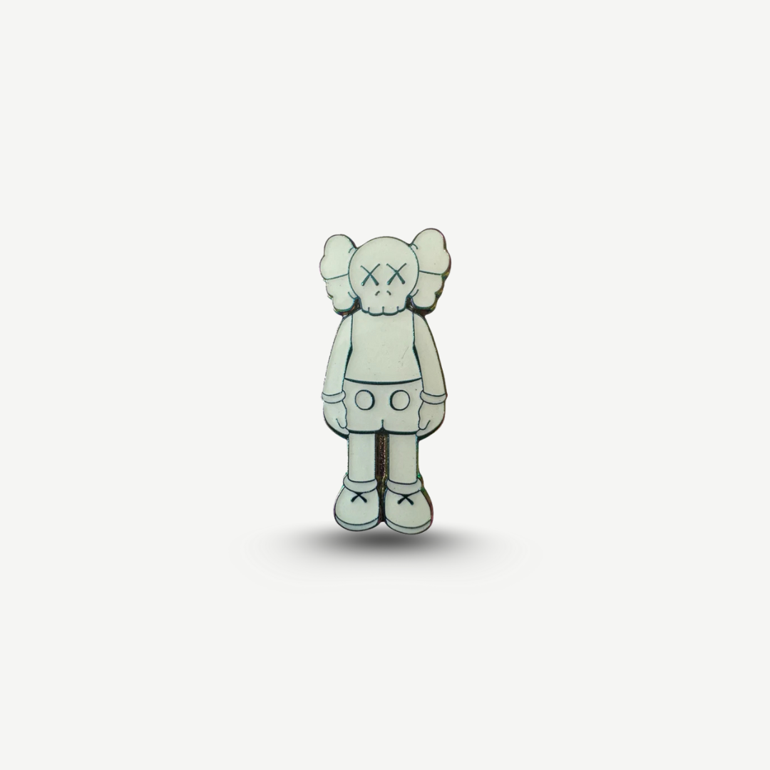 KAWS - White X Rainbow Plated Hard Enamel Pin