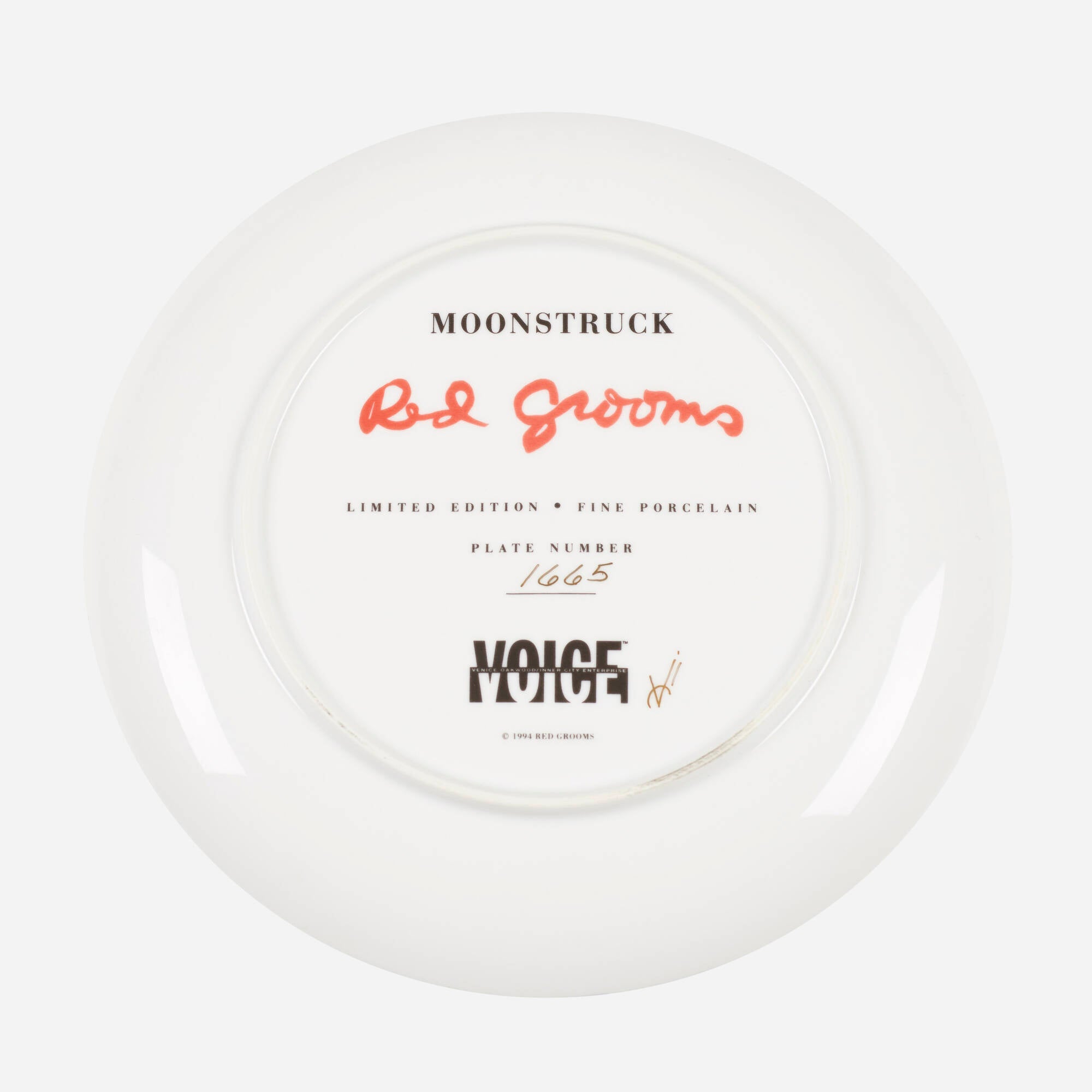 Red Grooms - Moonstruck Plate