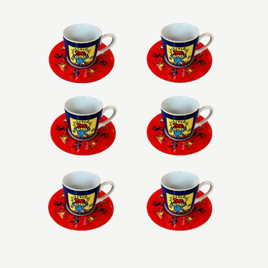 Keith Haring x Könitz - Set of 6 Espresso Cups