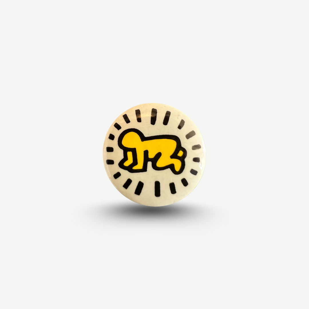 Keith Haring - Original Button aus dem New York Pop Shop