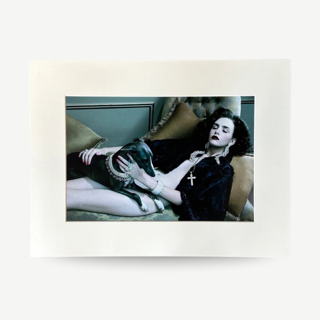 Miles Aldridge - Lady. with dog