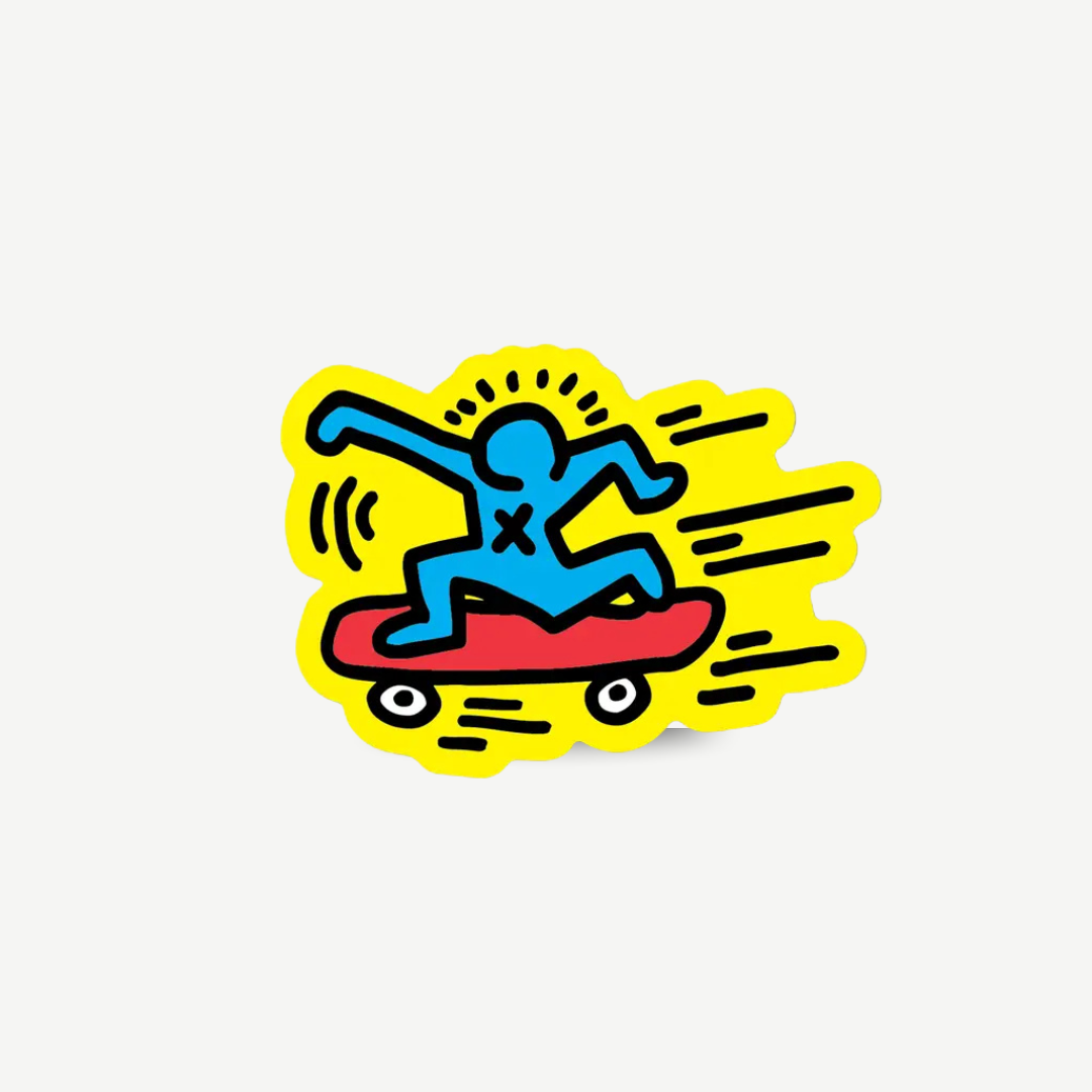 Keith Haring - Skater Sticker