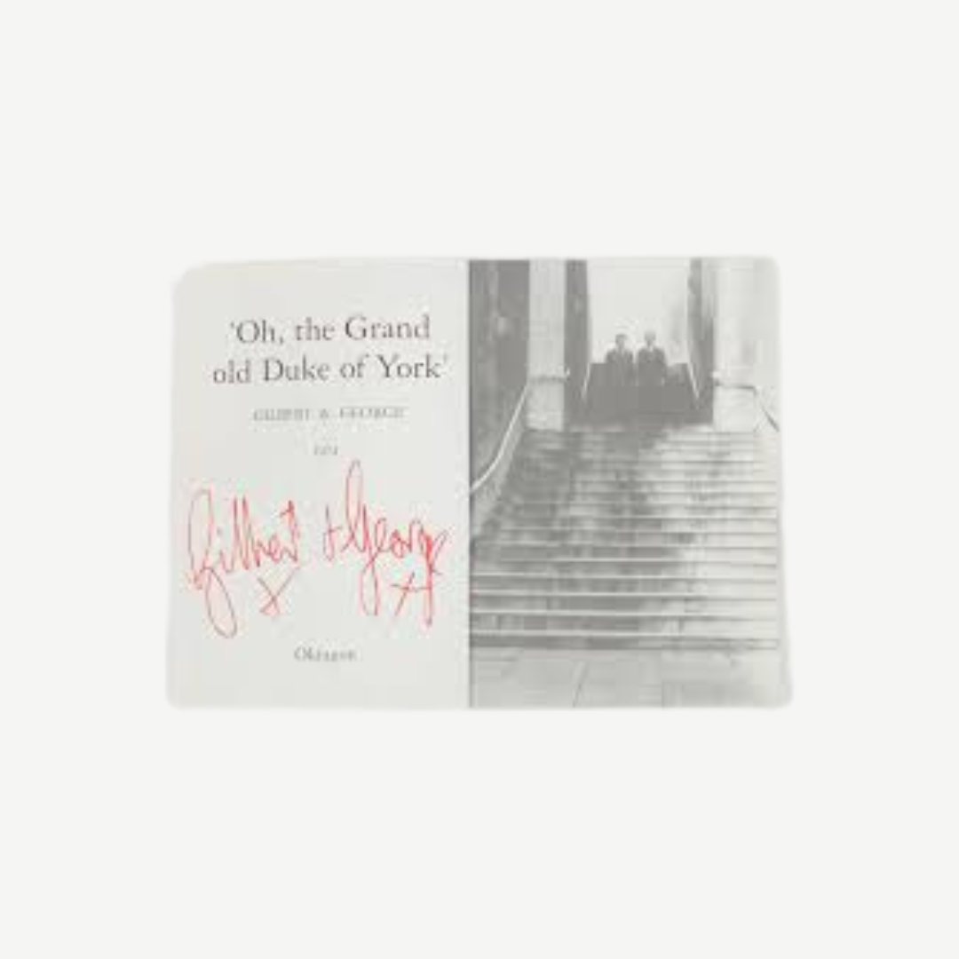 Gilbert & George - Oh, the Grand old Duke of York Flip-book (Signed)