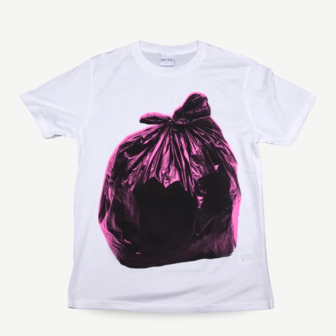 Gavin Turk – Müllsack-T-Shirt (pink)