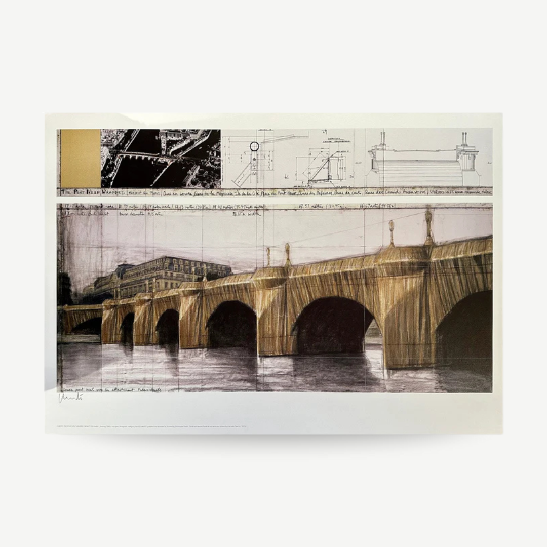 Christo and Jeanne-Claude - Pont Neuf Wrapped