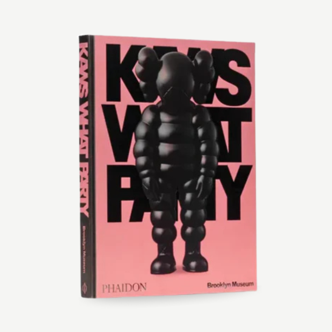 KAWS: WHAT PARTY (Black on Pink)
