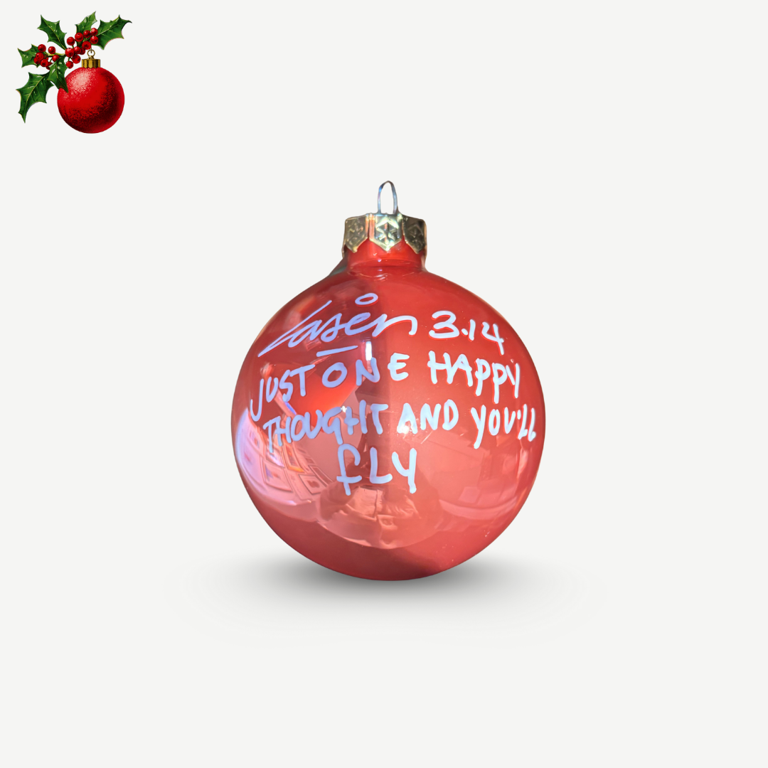 Laser 3.14 - Boule de Noël unique signée