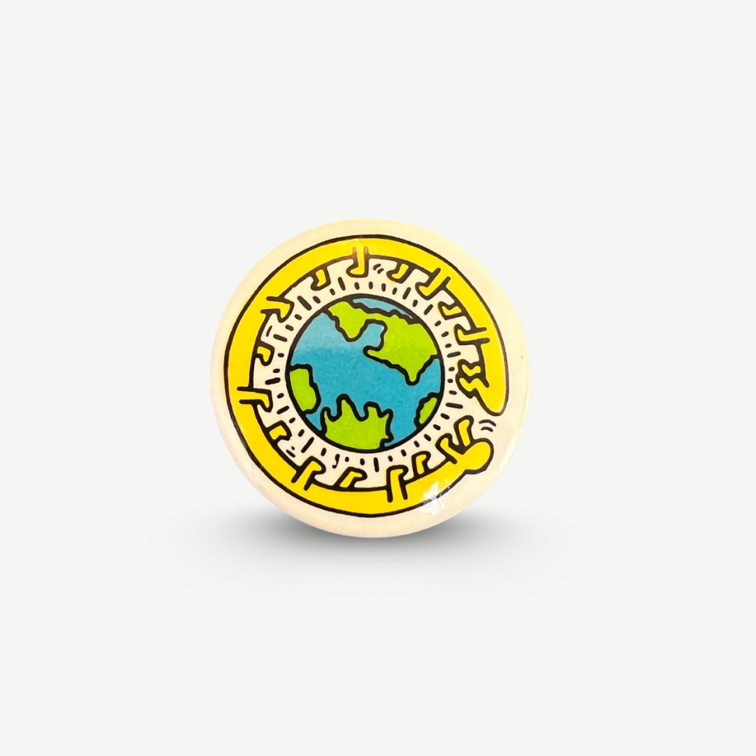Keith Haring - Original Button aus dem New York Pop Shop