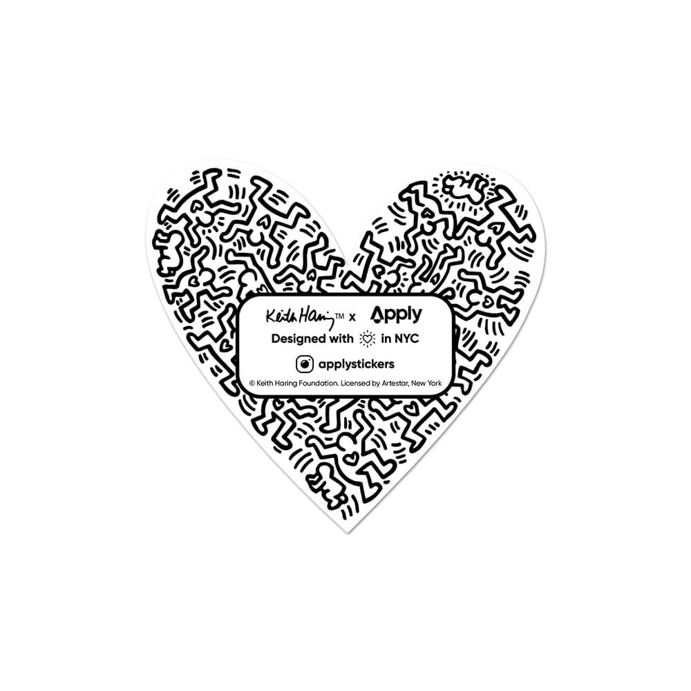 Keith Haring - Heart Sticker