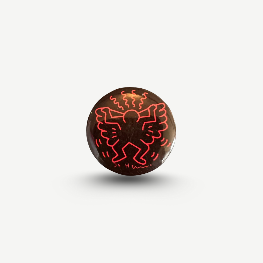 Keith Haring - Original Button aus dem New York Pop Shop
