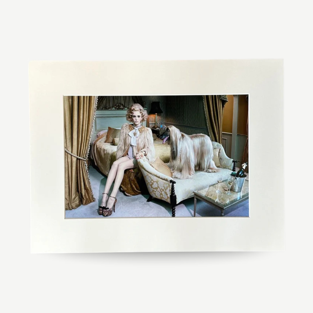 Miles Aldridge - Lady with dog