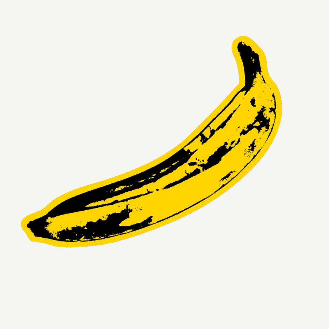 Andy Warhol - Big Banana-Aufkleber