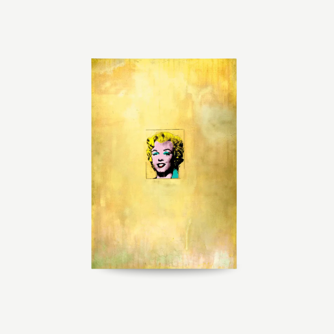 Andy Warhol - Gold Marilyn sticker