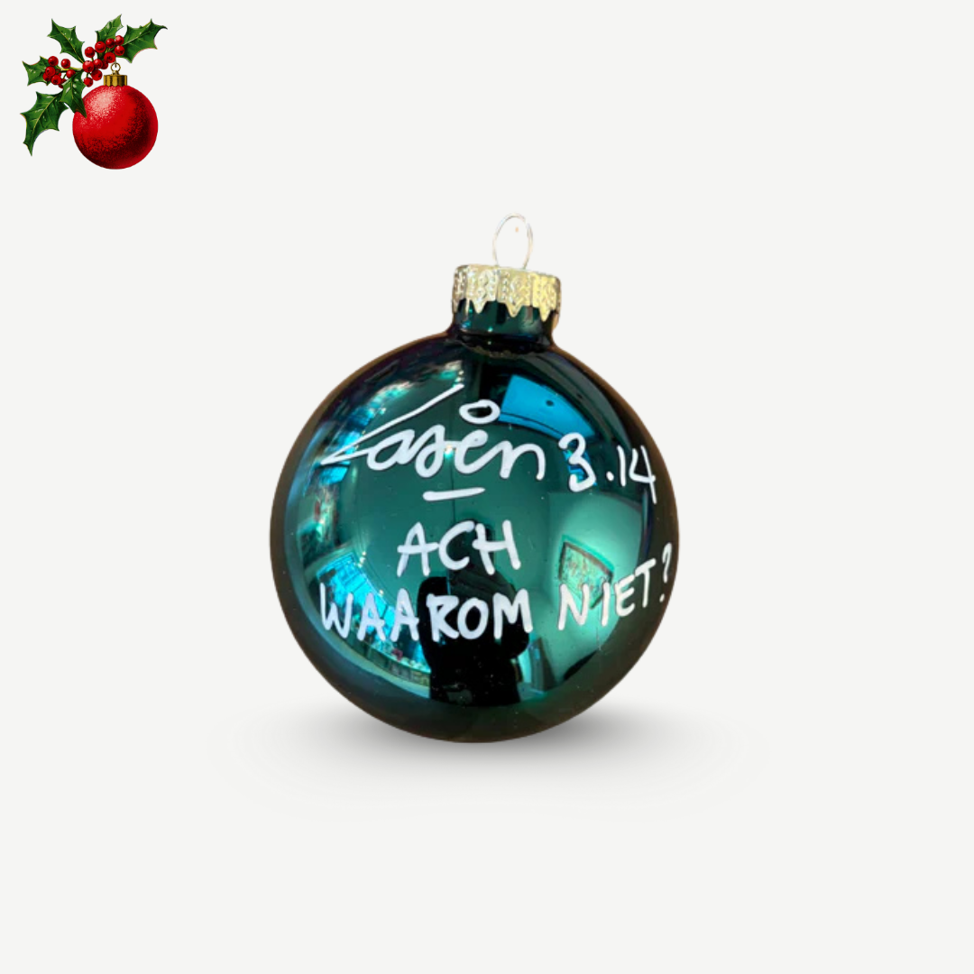 Laser 3.14 - Boule de Noël unique signée
