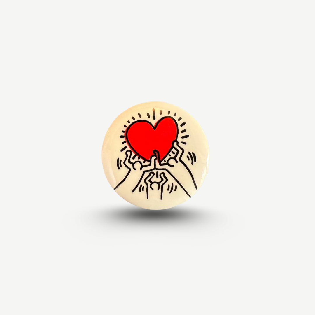 Keith Haring - Original Button aus dem New York Pop Shop