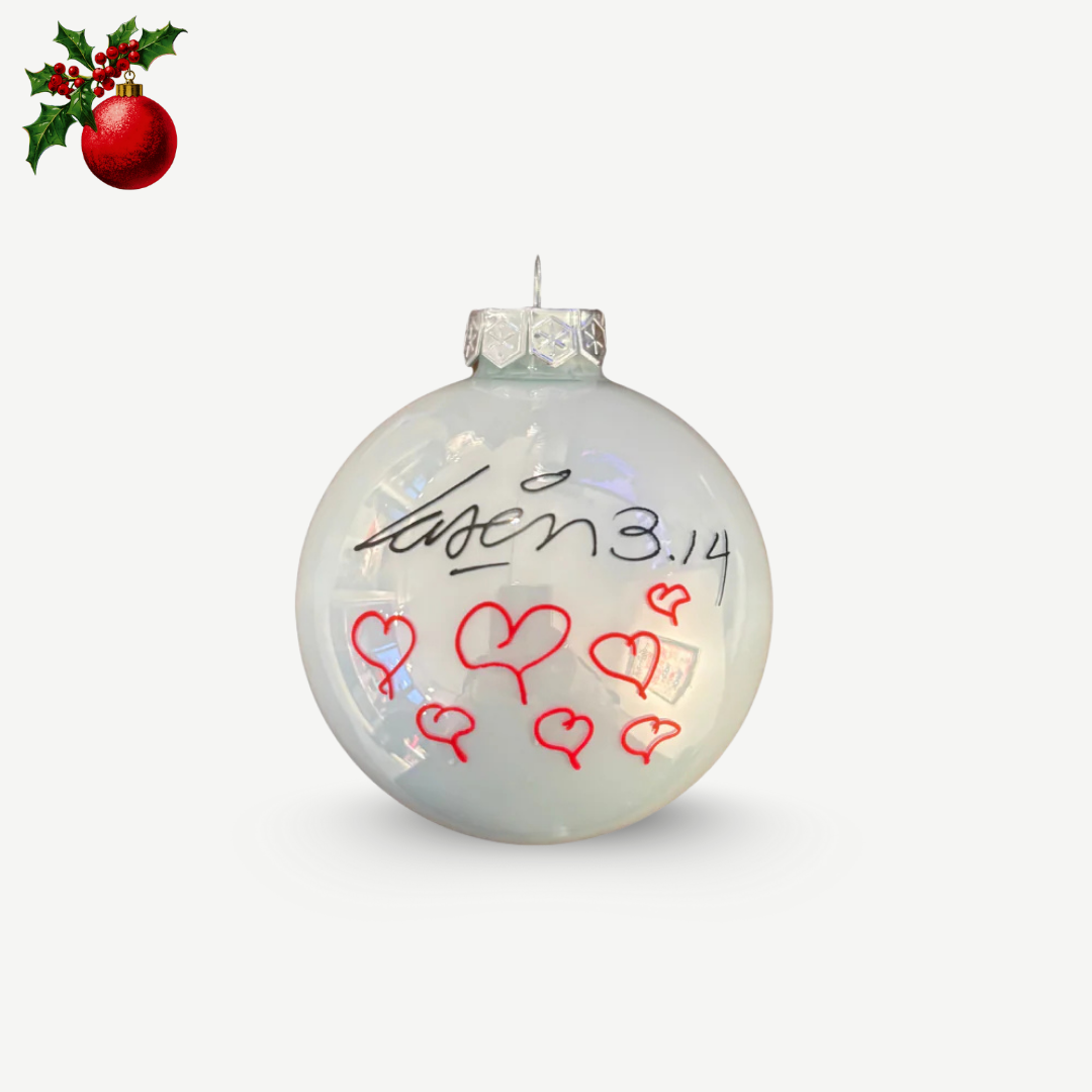 Laser 3.14 - Boule de Noël unique signée